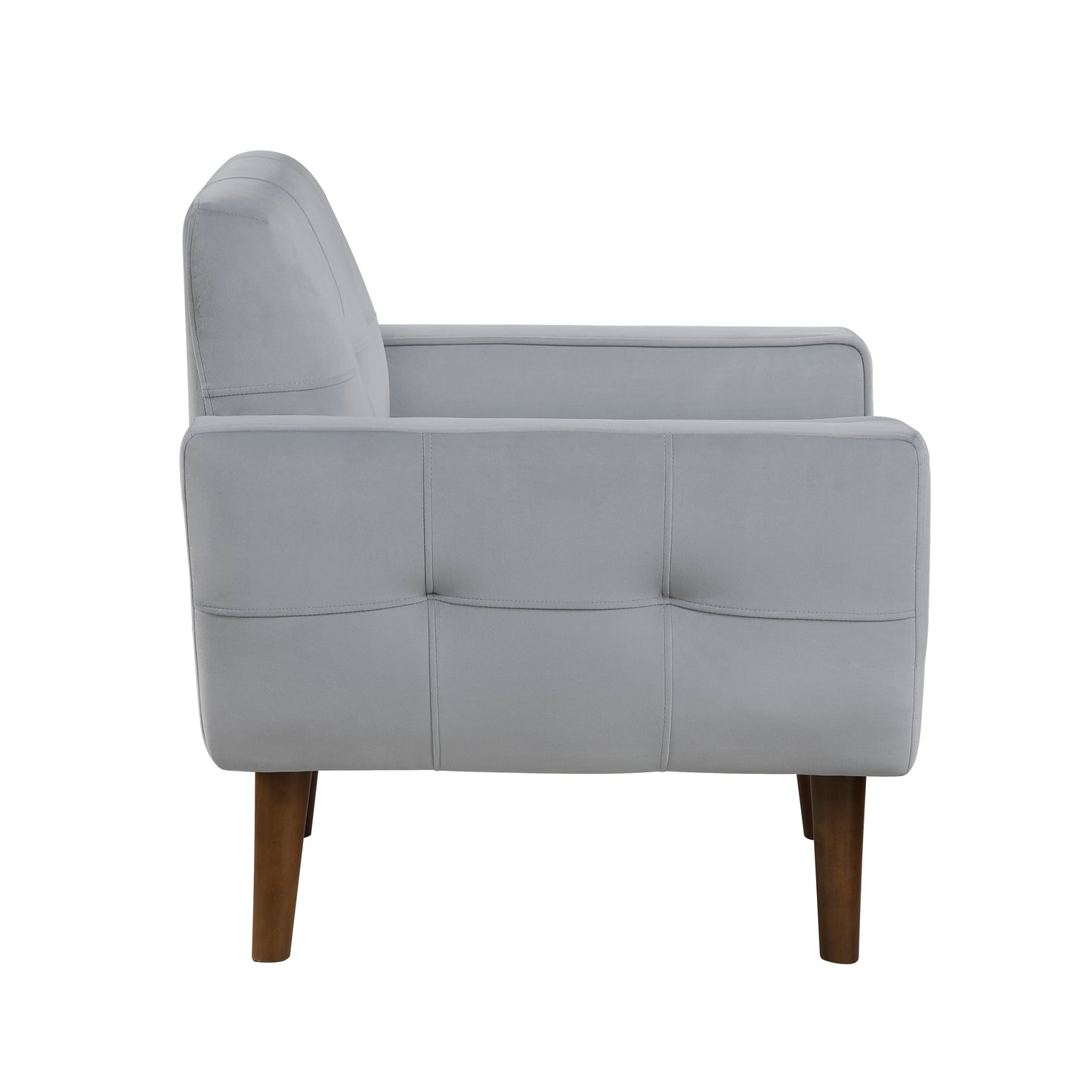 Homelegance Accent Chairs Gray Upholstered Stylish Seating 1298GY-1