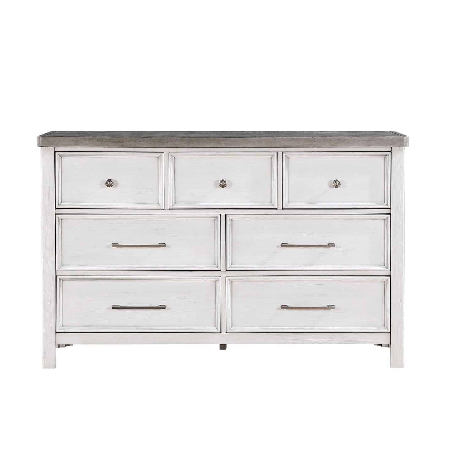 Homelegance Ambrose Dresser Antique White Gray Finish 1303-5