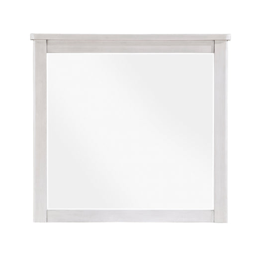 Homelegance Dresser Mirror Ambrose Antique White and Gray Finish 1303-6