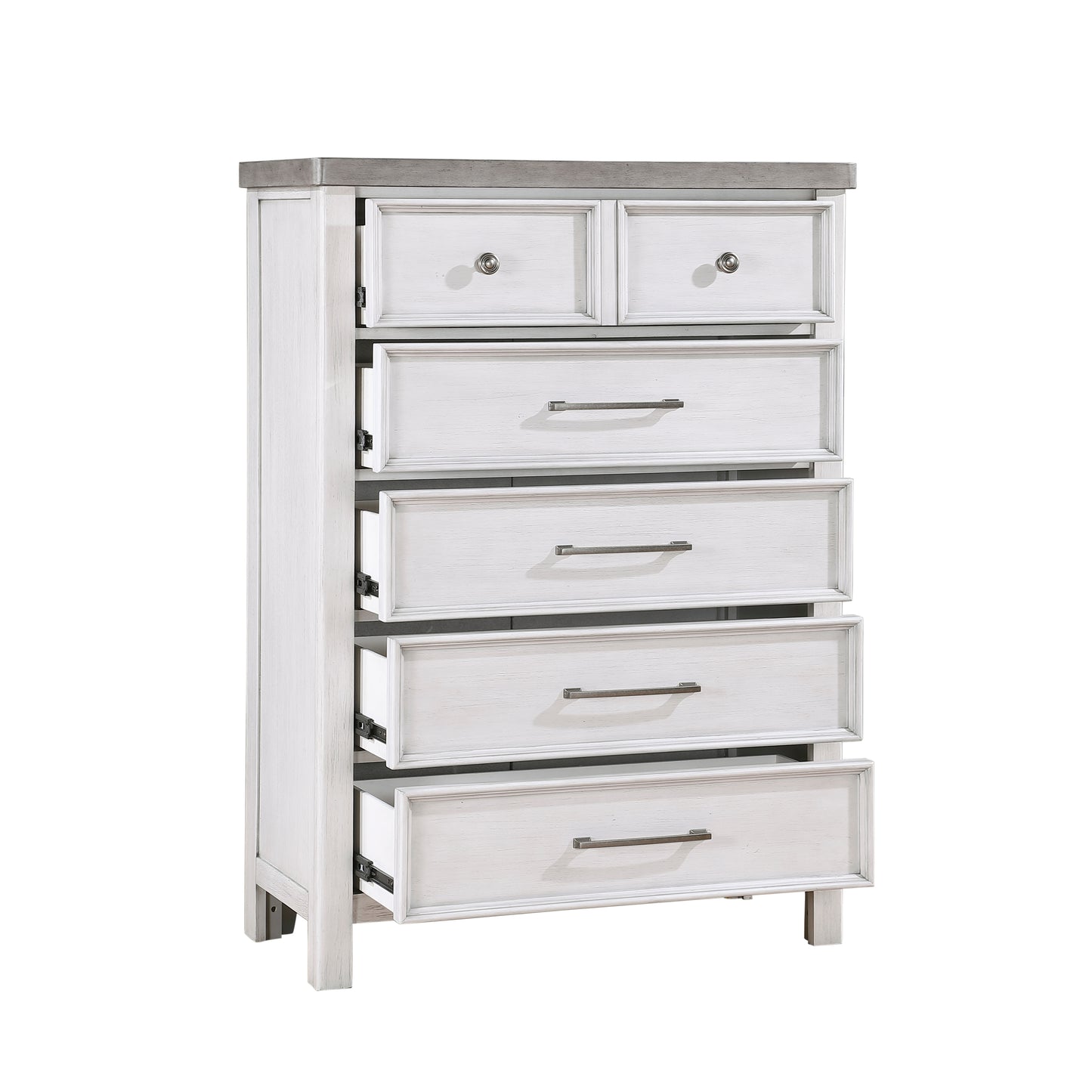 Homelegance Chest Ambrose Antique White Gray Finish 1303-9