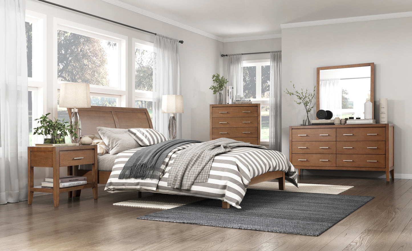 Homelegance Chest Evans Light Brown Finish Timeless Design 1314-9