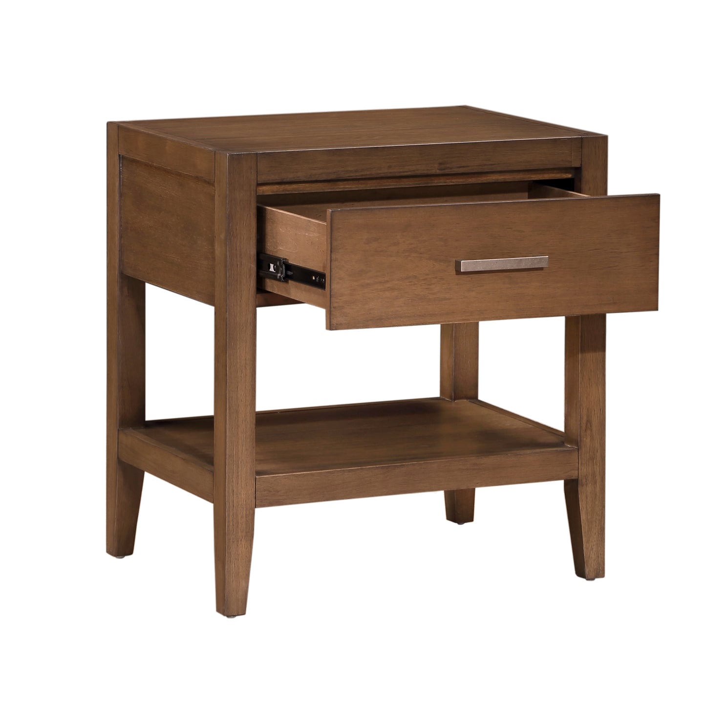 Homelegance Nightstand Evans Light Brown Finish 1314-4