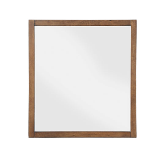 Homelegance Dresser Mirror Evans Light Brown Wire-Brush Finish 1314-6