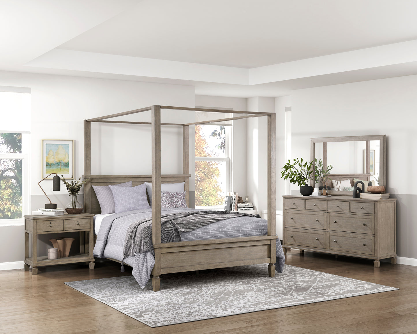 Homelegance Chest Gray Oak Marceline Elegant Design and Craftsmanship 1316-9