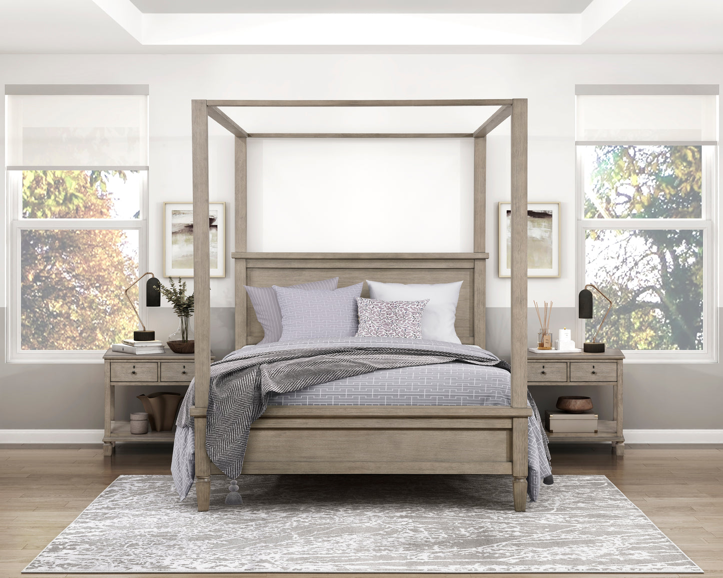 Homelegance Dresser Gray Oak Marceline Elegant Storage Solution 1316-5