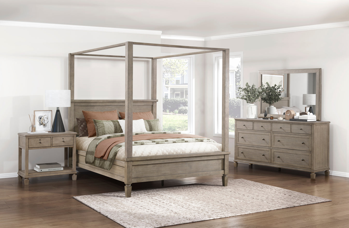 Homelegance Chest Gray Oak Marceline Elegant Design and Craftsmanship 1316-9