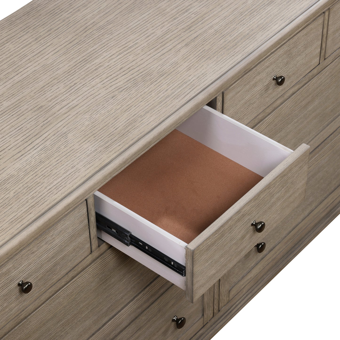Homelegance Dresser Gray Oak Marceline Elegant Storage Solution 1316-5