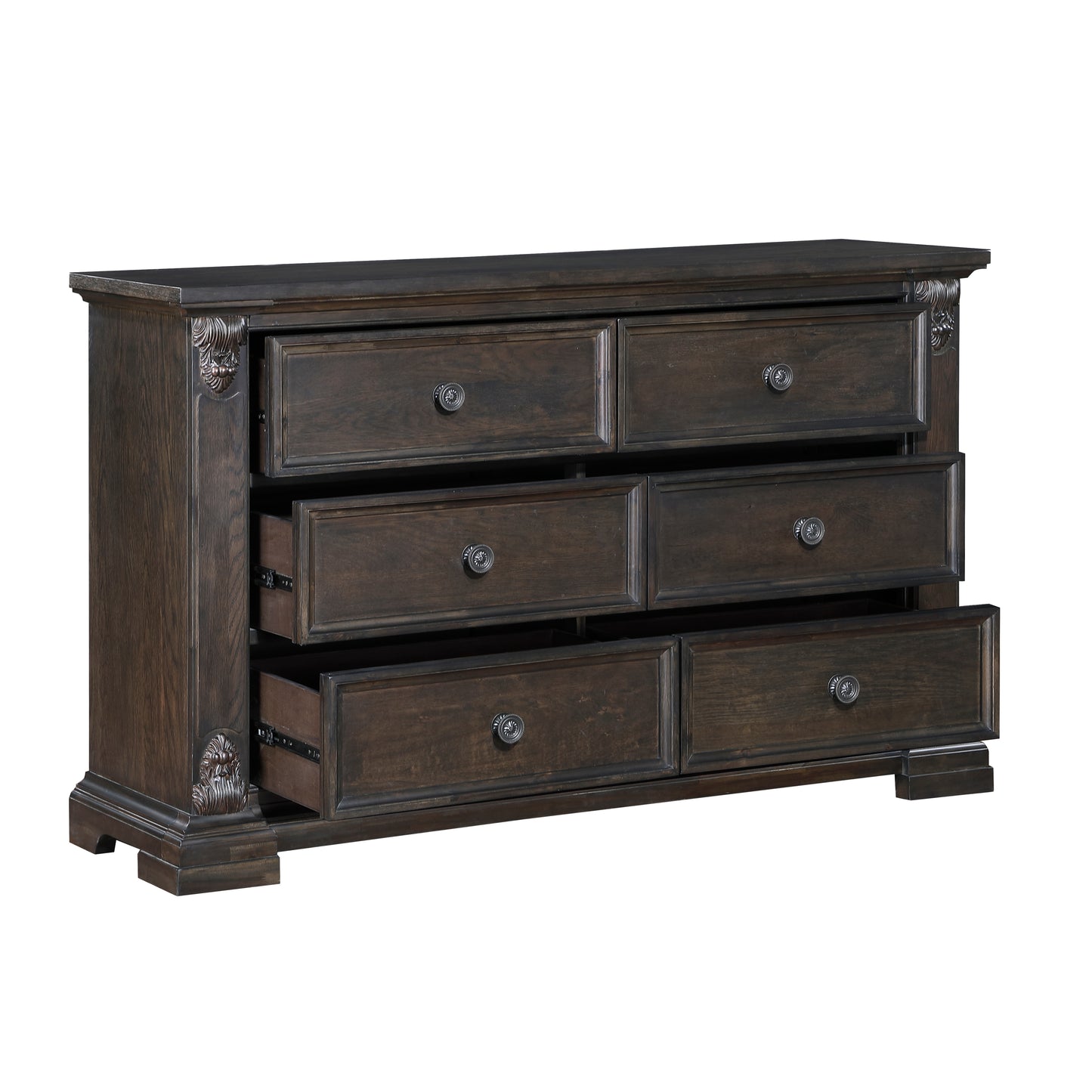 Homelegance Dresser Cornwall Espresso Finish Elegant Storage Solution 1325-5