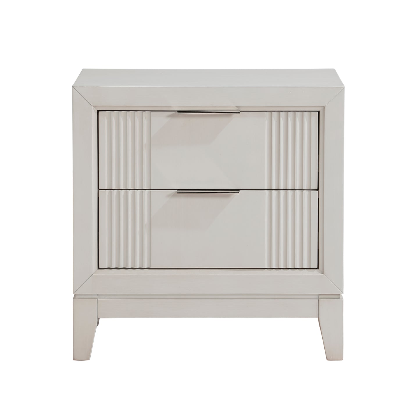Homelegance Nightstand Florence Antique White Finish Elegant Bedroom Accent 1326-4