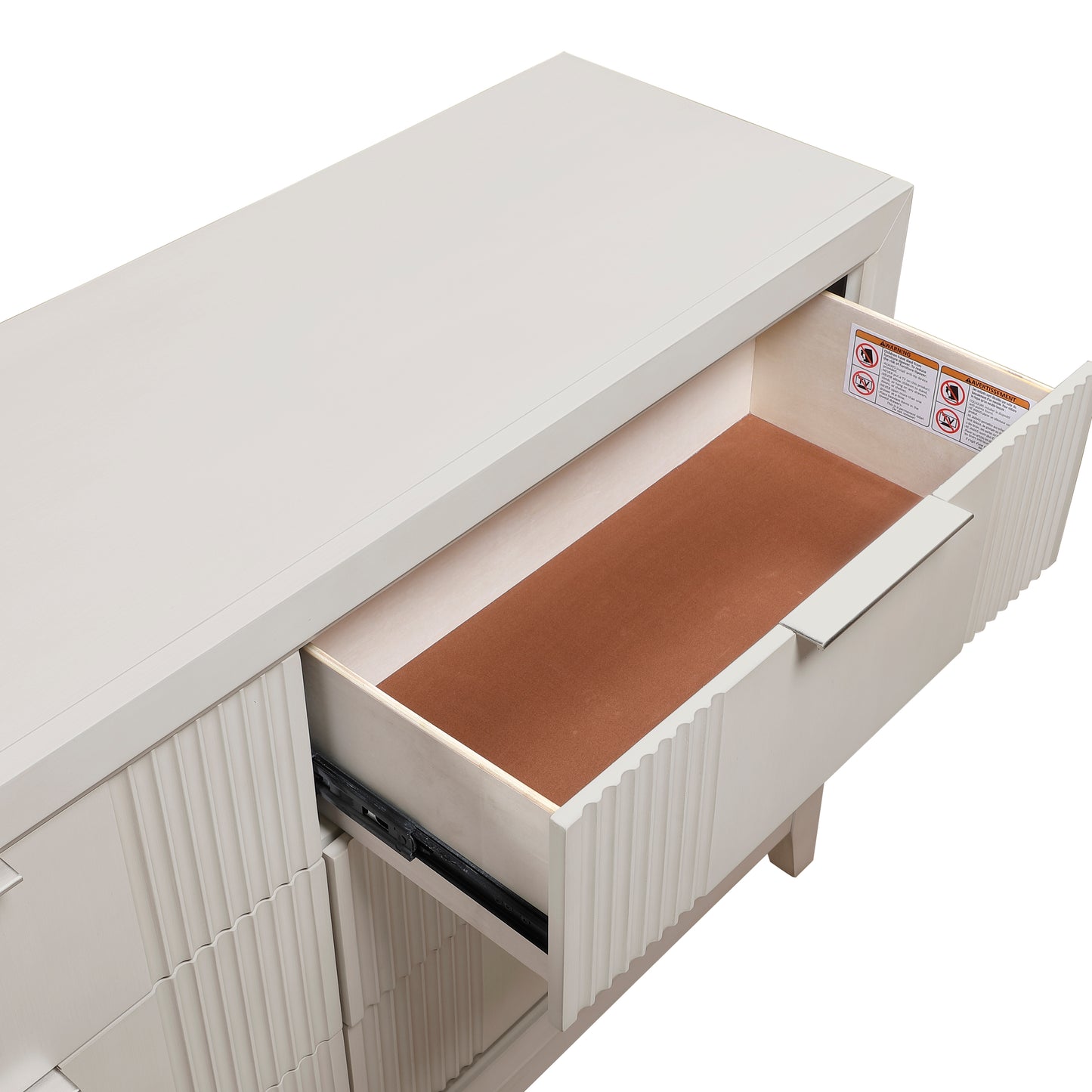 Homelegance Dresser Antique White Florence Dresser with Ample Storage 1326-5