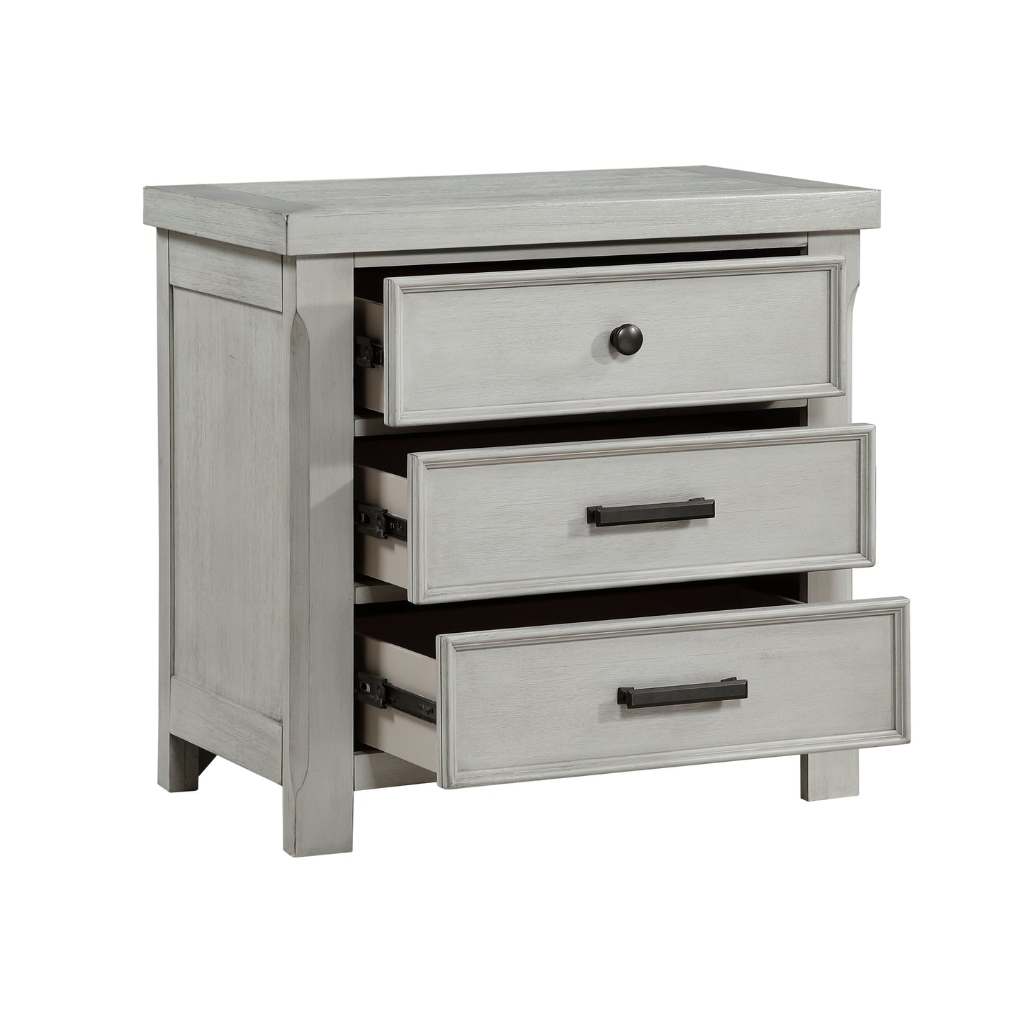 Homelegance Nightstand in Exquisite Finish with Elegant Hardware 1337-4