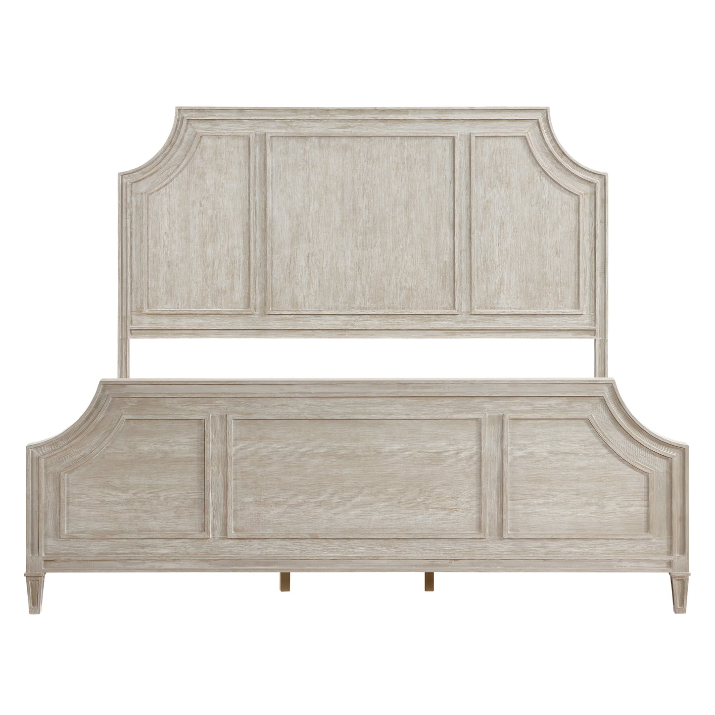 Homelegance Queen Bed Leander Light Brownish Gray Finish 1344-1