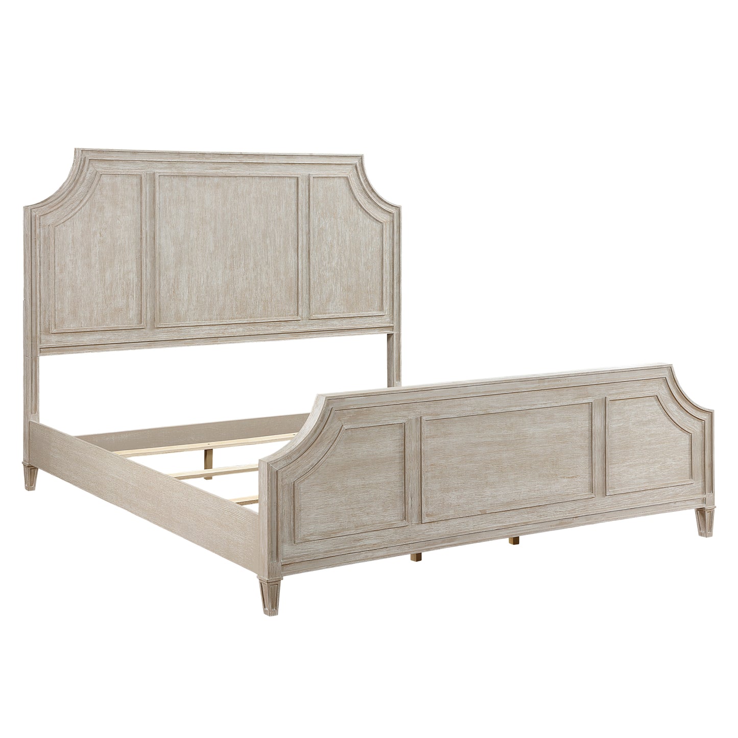 Homelegance Queen Bed Leander Light Brownish Gray Finish 1344-1
