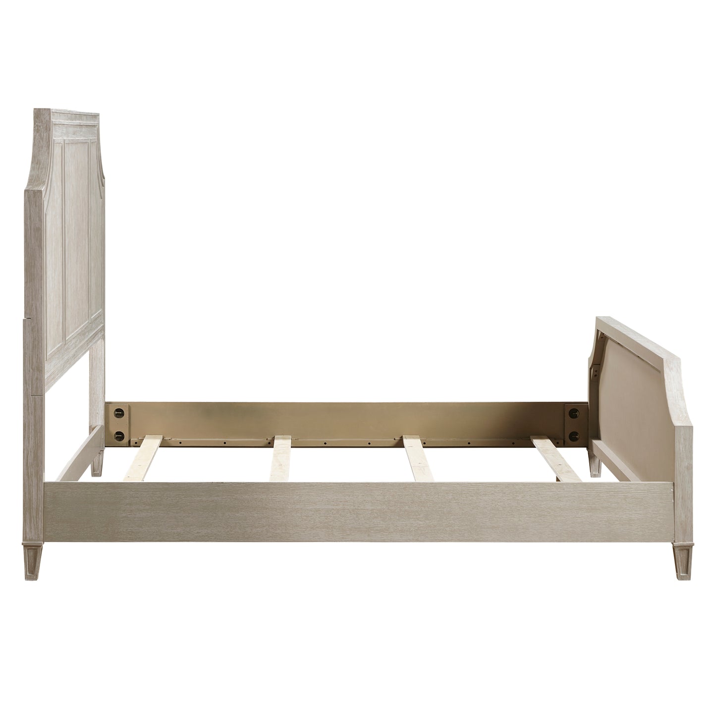 Homelegance Queen Bed Leander Light Brownish Gray Finish 1344-1