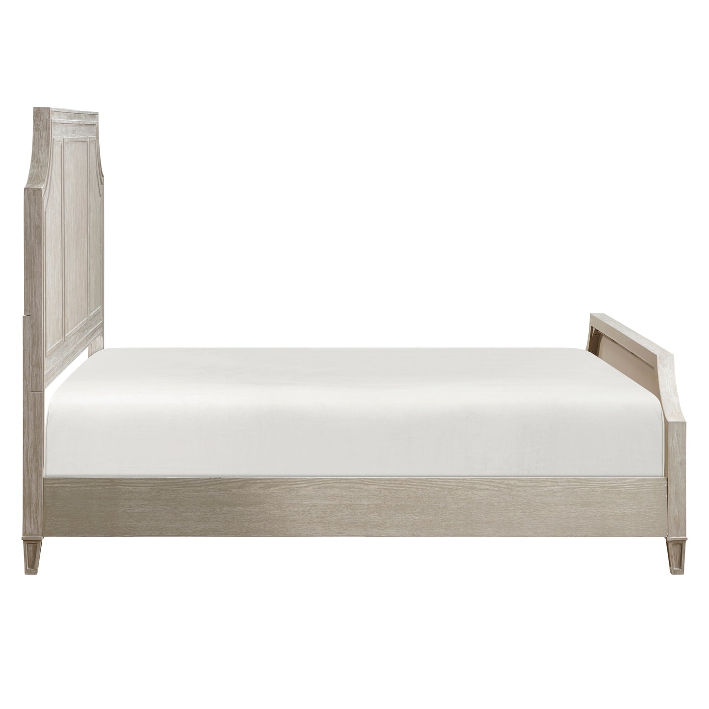 Homelegance Queen Bed Leander Light Brownish Gray Finish 1344-1