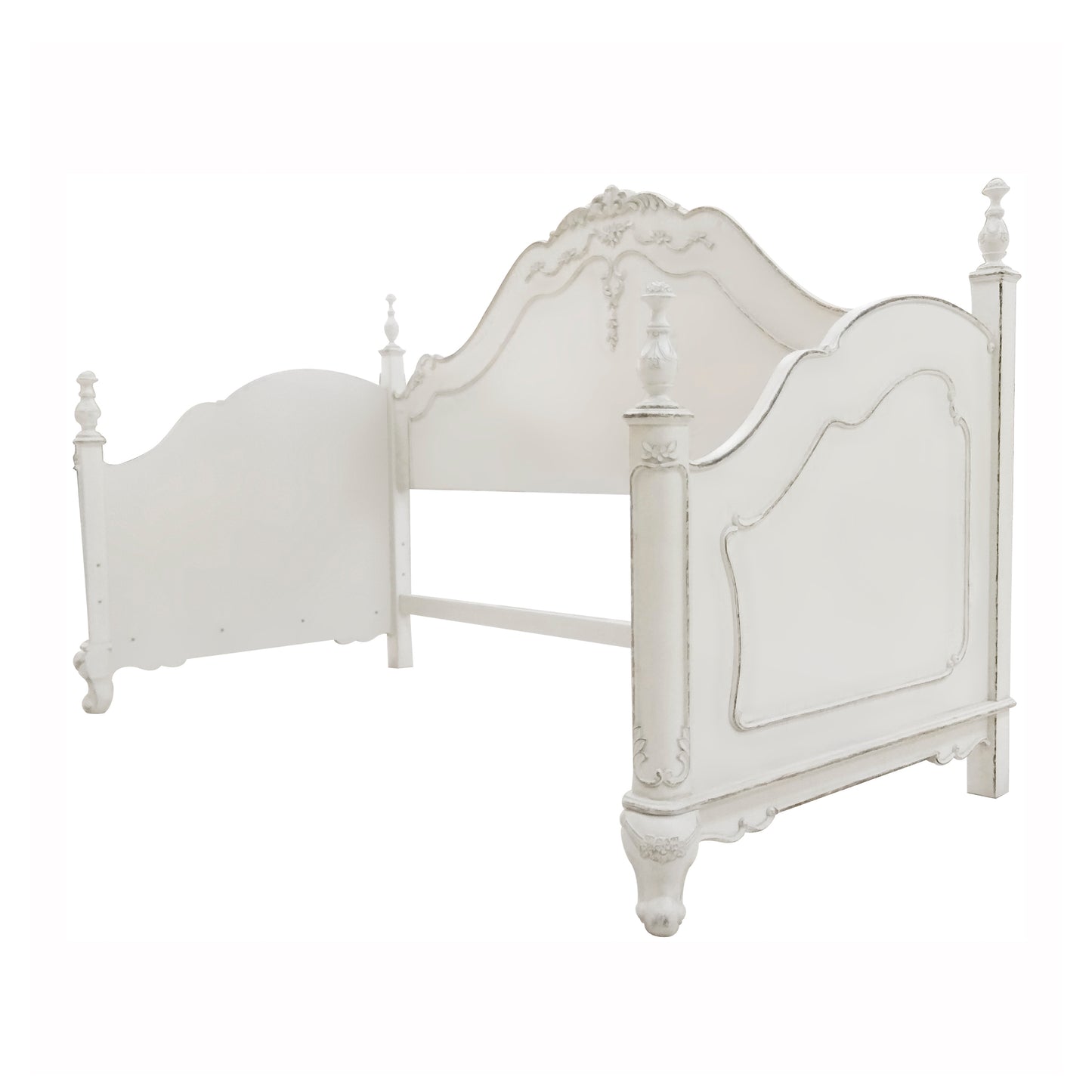 Homelegance Cinderella Daybed Antique White Finish 1386DNW