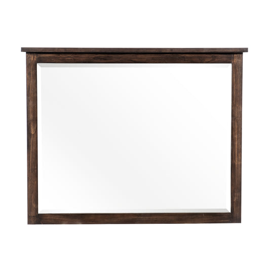 Homelegance Dresser Mirror Boone Rustic Brown Finish 1406-6