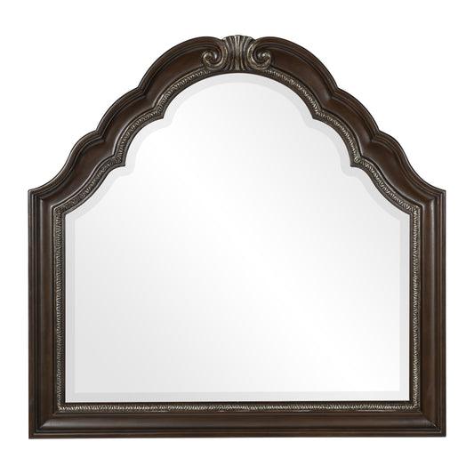 Homelegance Dresser Mirror Beddington Dark Cherry Finish 1407-6