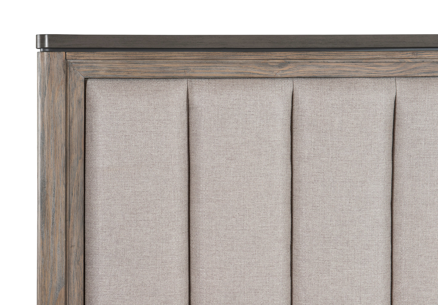 Homelegance Queen Bed Newell Gray Oak Finish with Textured Headboard 1412-1