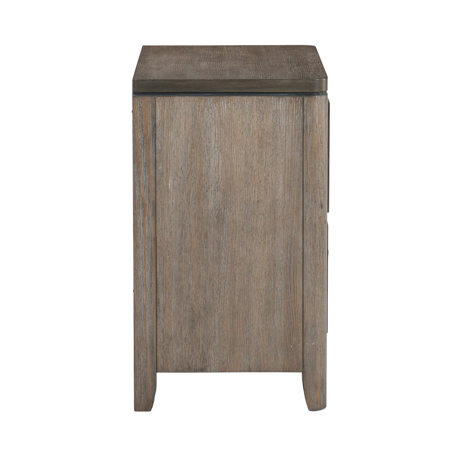 Homelegance Nightstand Newell Gray Oak Finish 1412-4