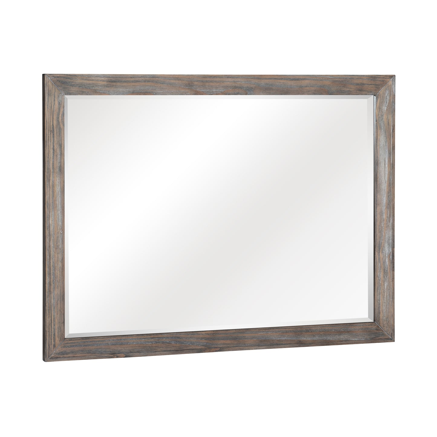 Homelegance Dresser Mirror Newell Two-Tone Gray Oak Finish 1412-6