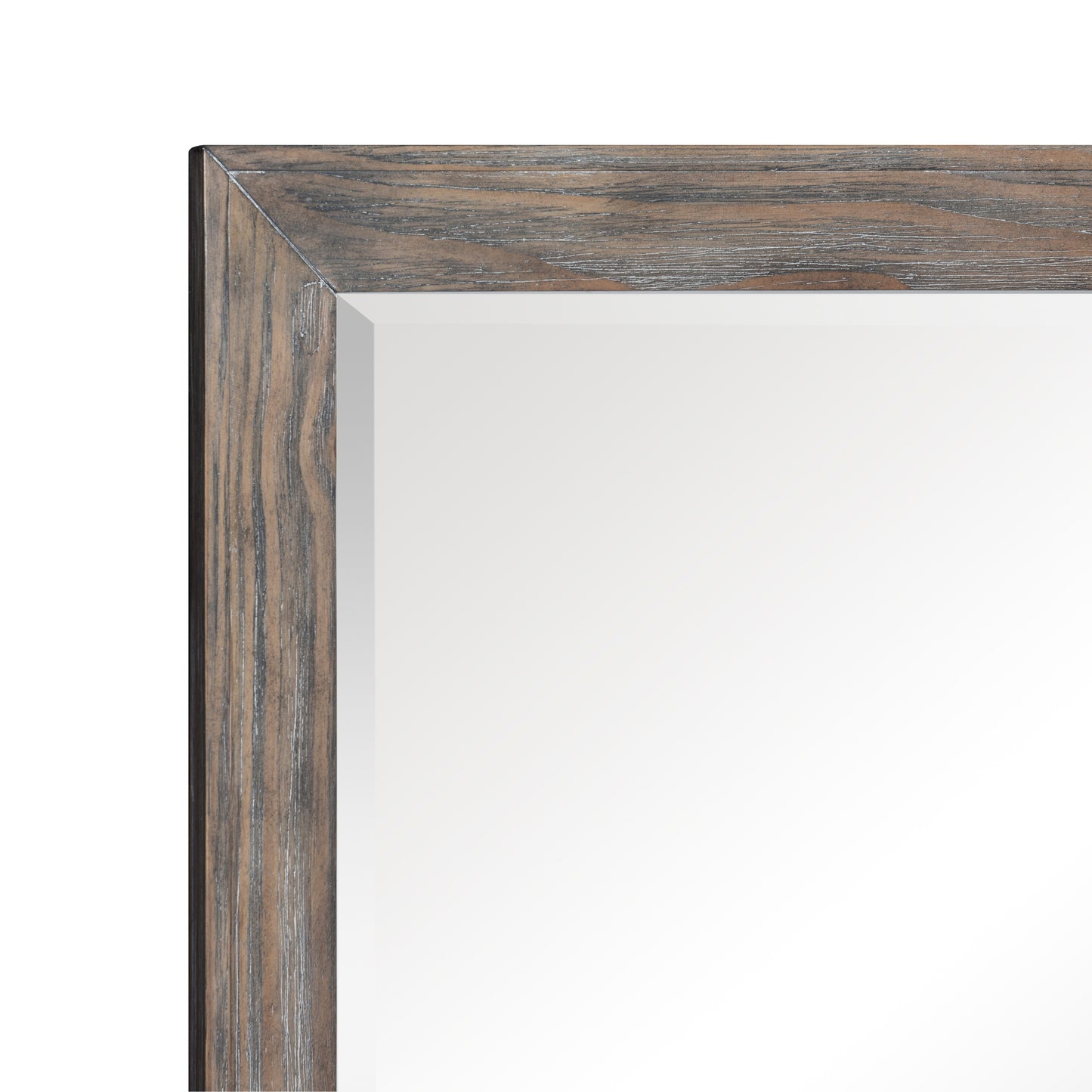 Homelegance Dresser Mirror Newell Two-Tone Gray Oak Finish 1412-6