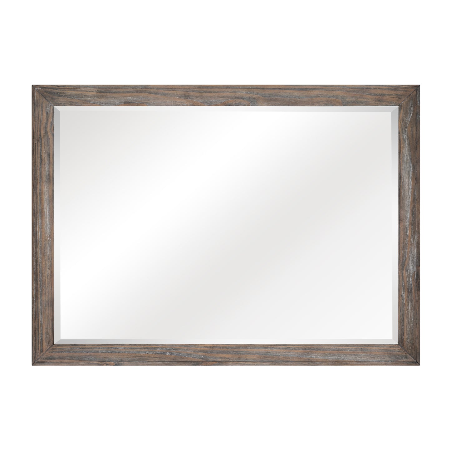 Homelegance Dresser Mirror Newell Two-Tone Gray Oak Finish 1412-6