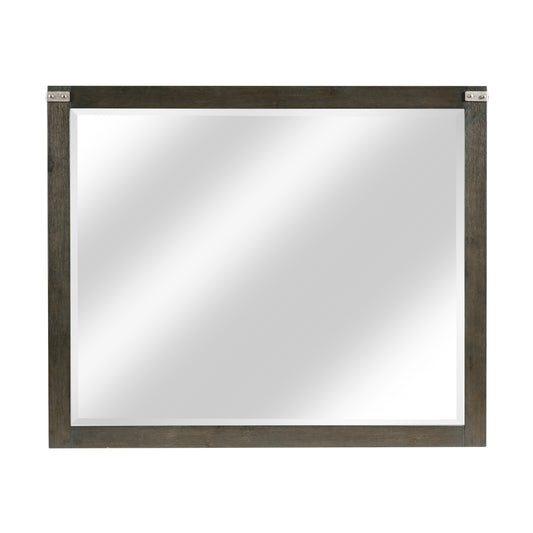 Homelegance Bellamy Dresser Mirror Dark Brown Finish 1413-6