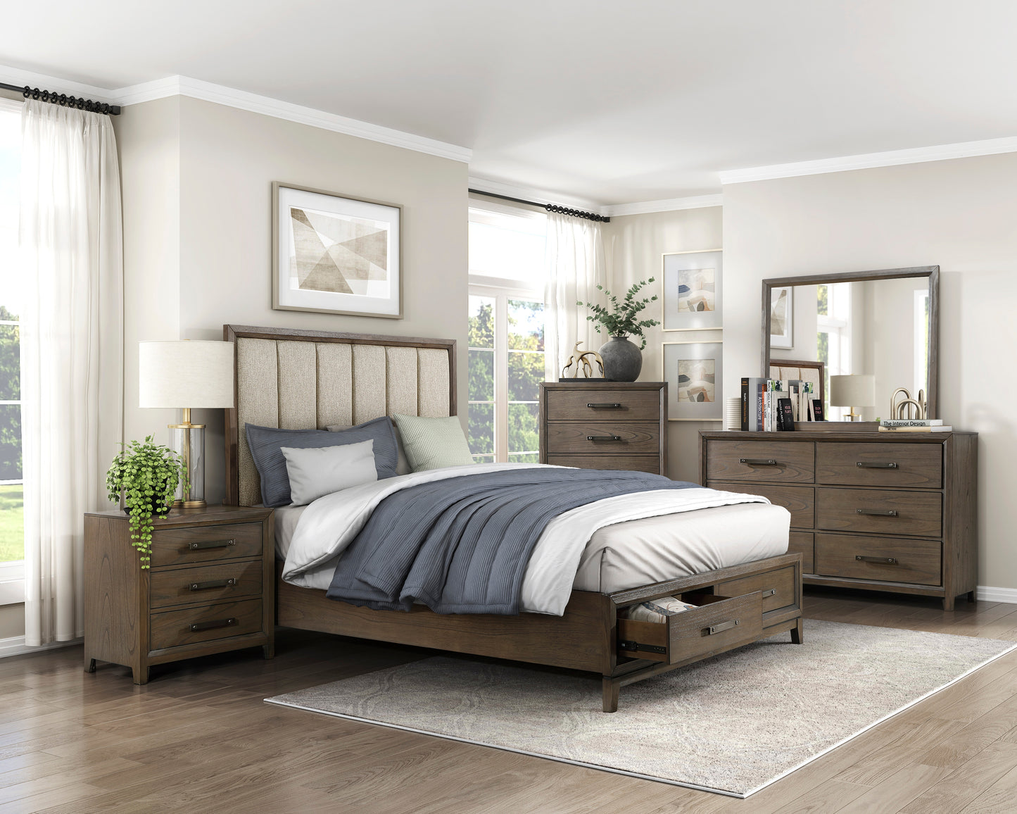 Homelegance Chest Cambridge Dark Walnut Finish Elegant Storage Solution 1422N-9