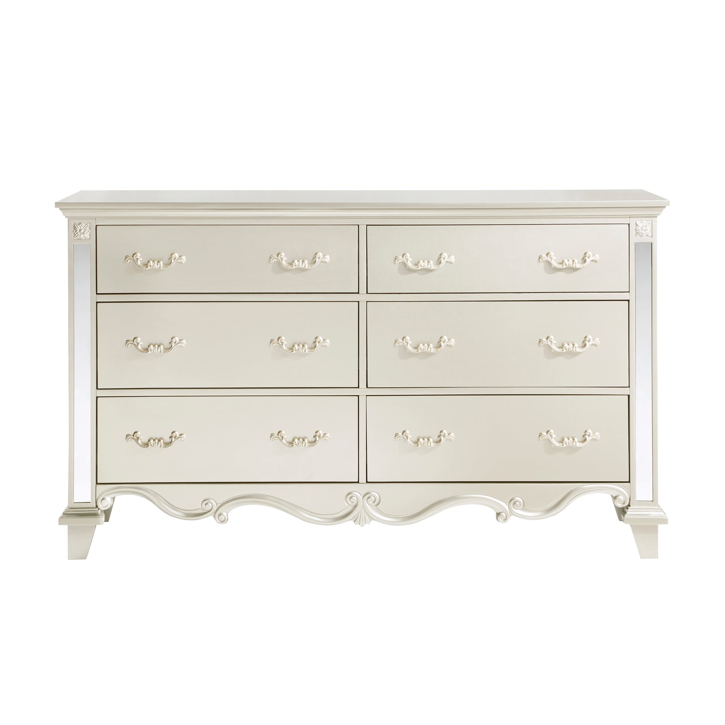 Homelegance Dresser Ever Champagne Finish with Mirror Accents 1429-5