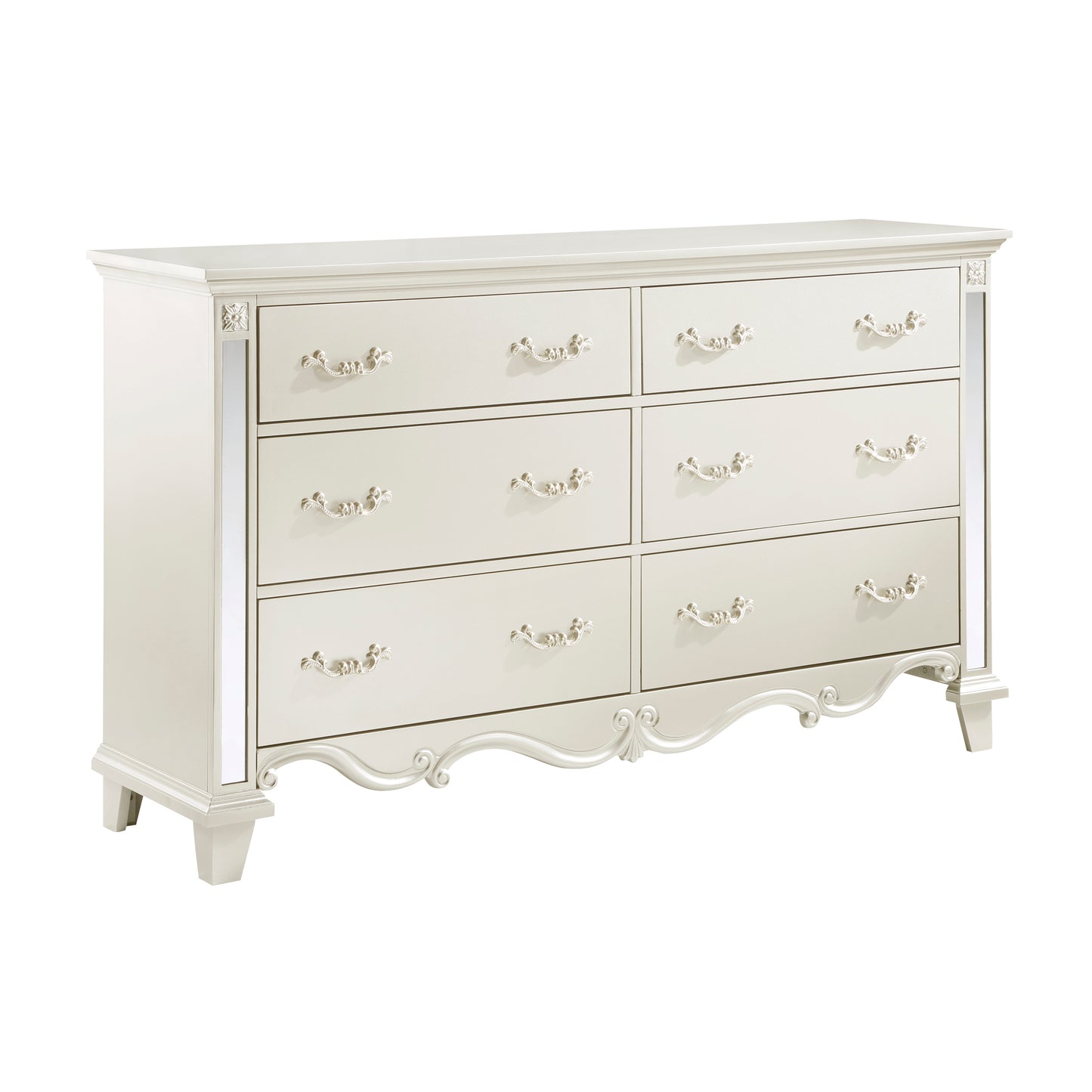 Homelegance Dresser Ever Champagne Finish with Mirror Accents 1429-5