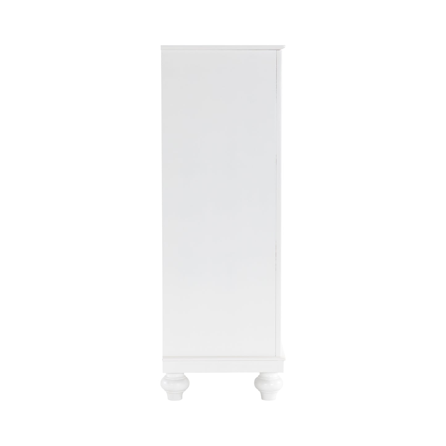 Homelegance Aria Chest Bright White Finish with Crystal Accents 1436W-9