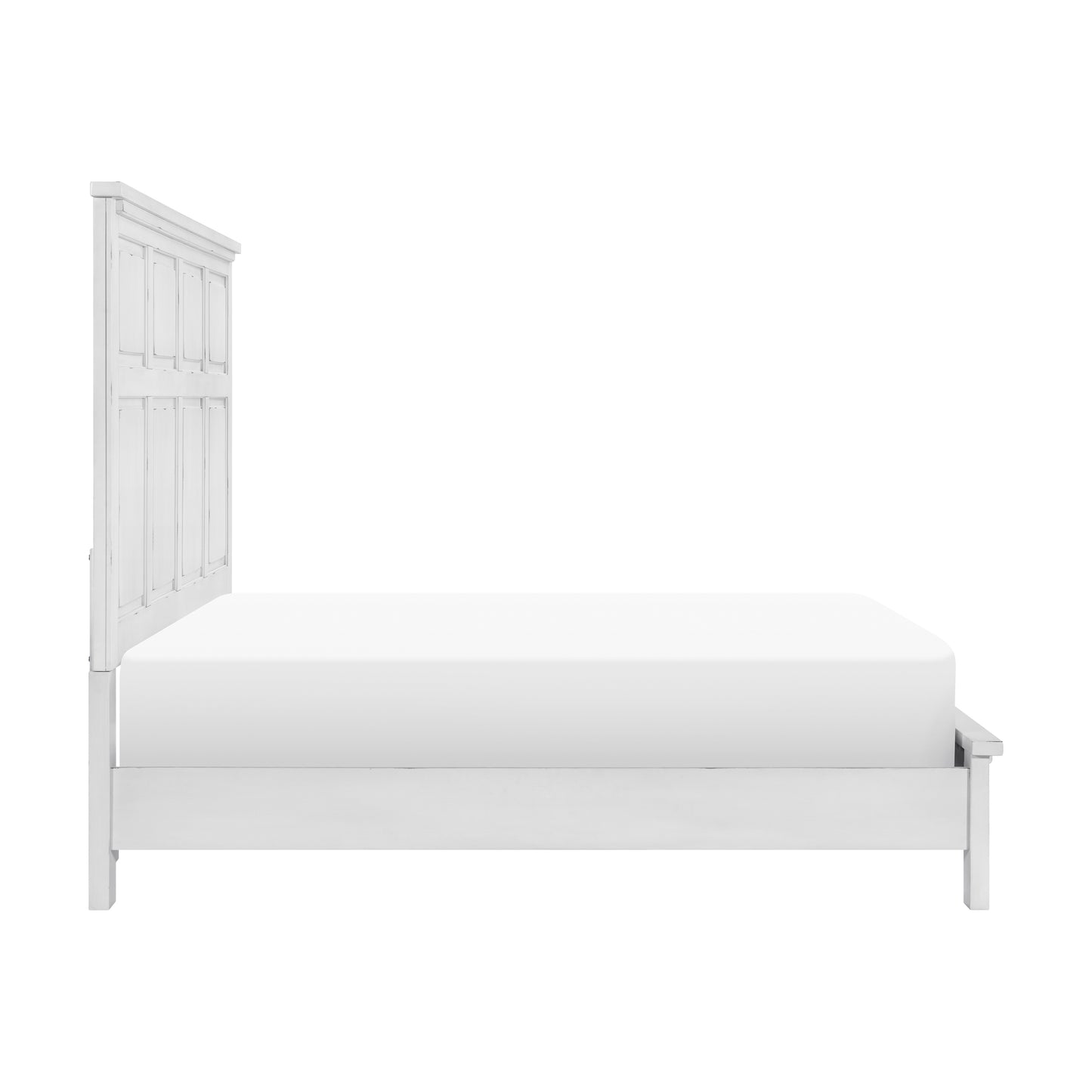 Homelegance Queen Bed Laurelville Antique White Finish 1447-1