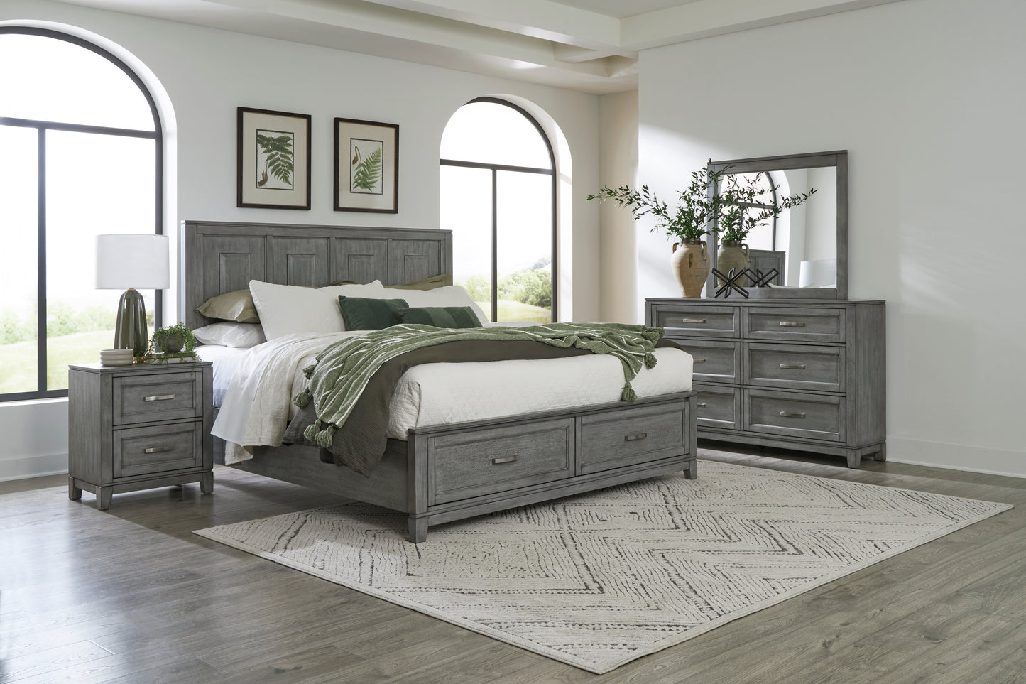 Homelegance Chest Gray Garretson Elegant Bedroom Storage with Modern Touch 1450-9