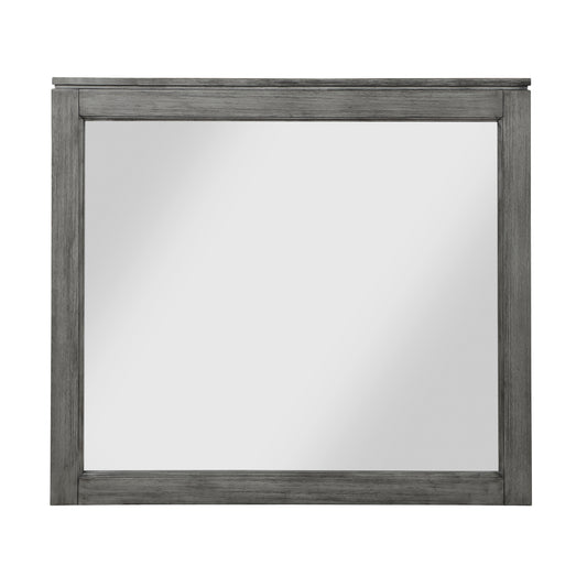 Homelegance Dresser Mirror Garretson Gray Finish Elegant Bedroom Accent 1450-6