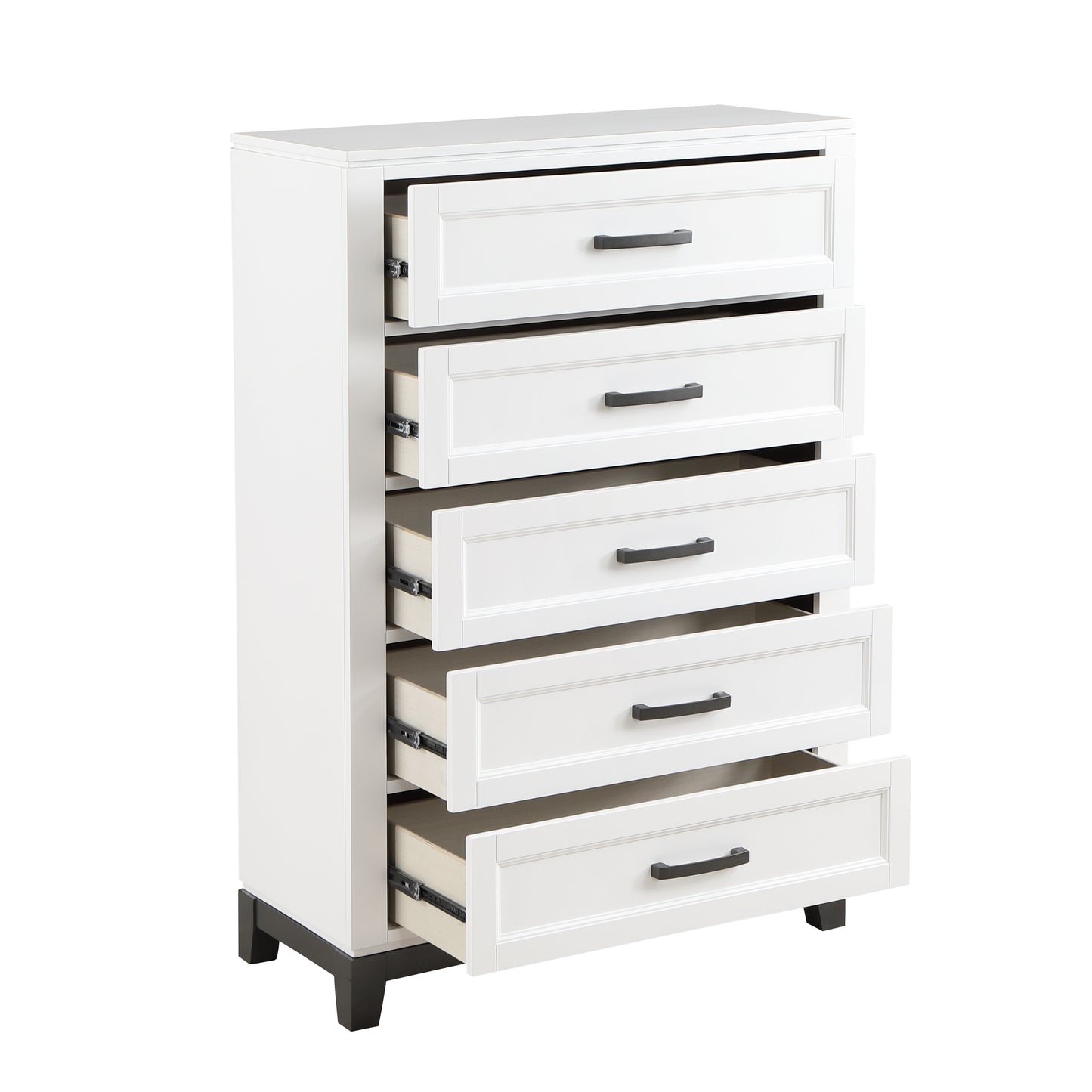 Homelegance Chest Garretson White Gray Finish Elegant Bedroom Storage 1450WH-9