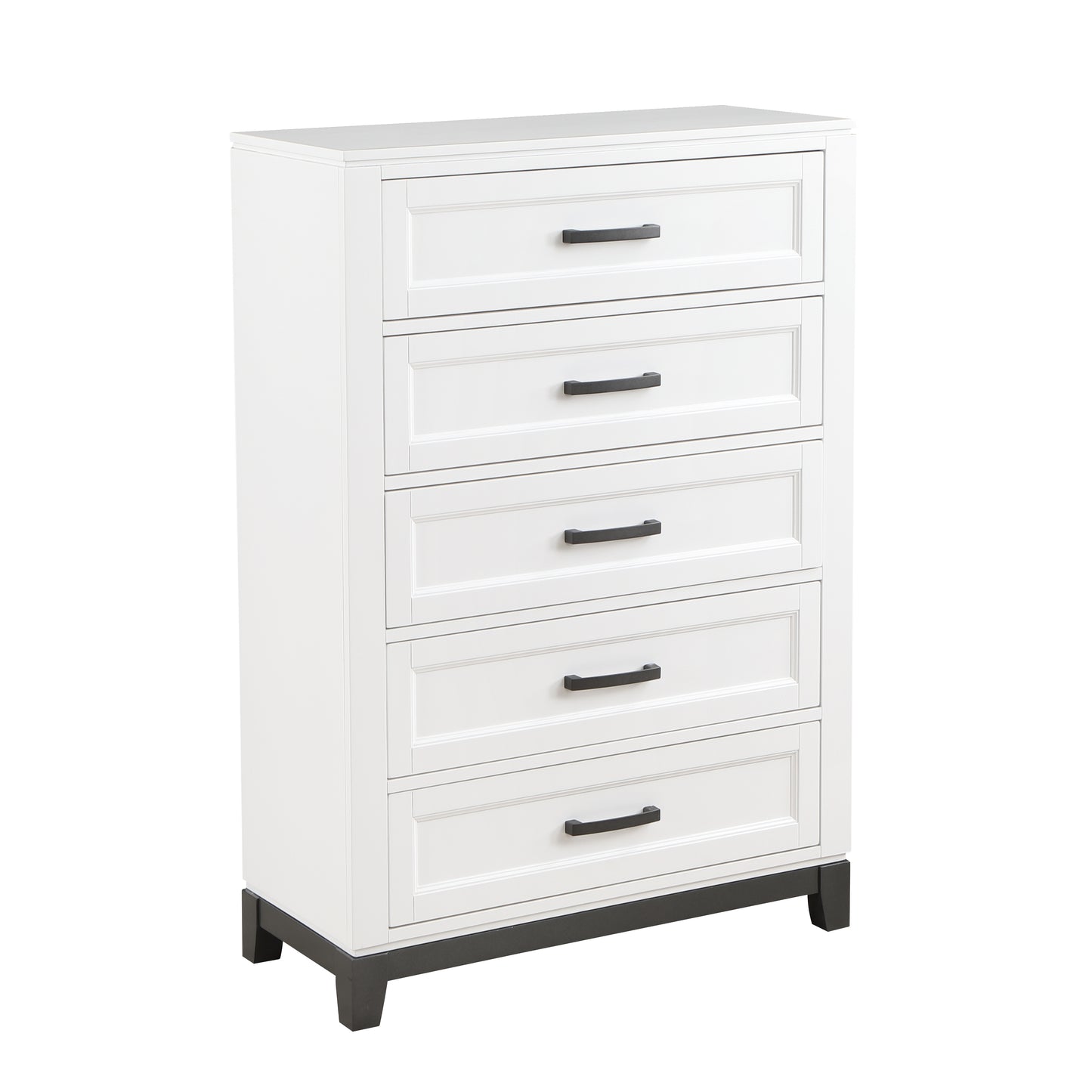 Homelegance Chest Garretson White Gray Finish Elegant Bedroom Storage 1450WH-9