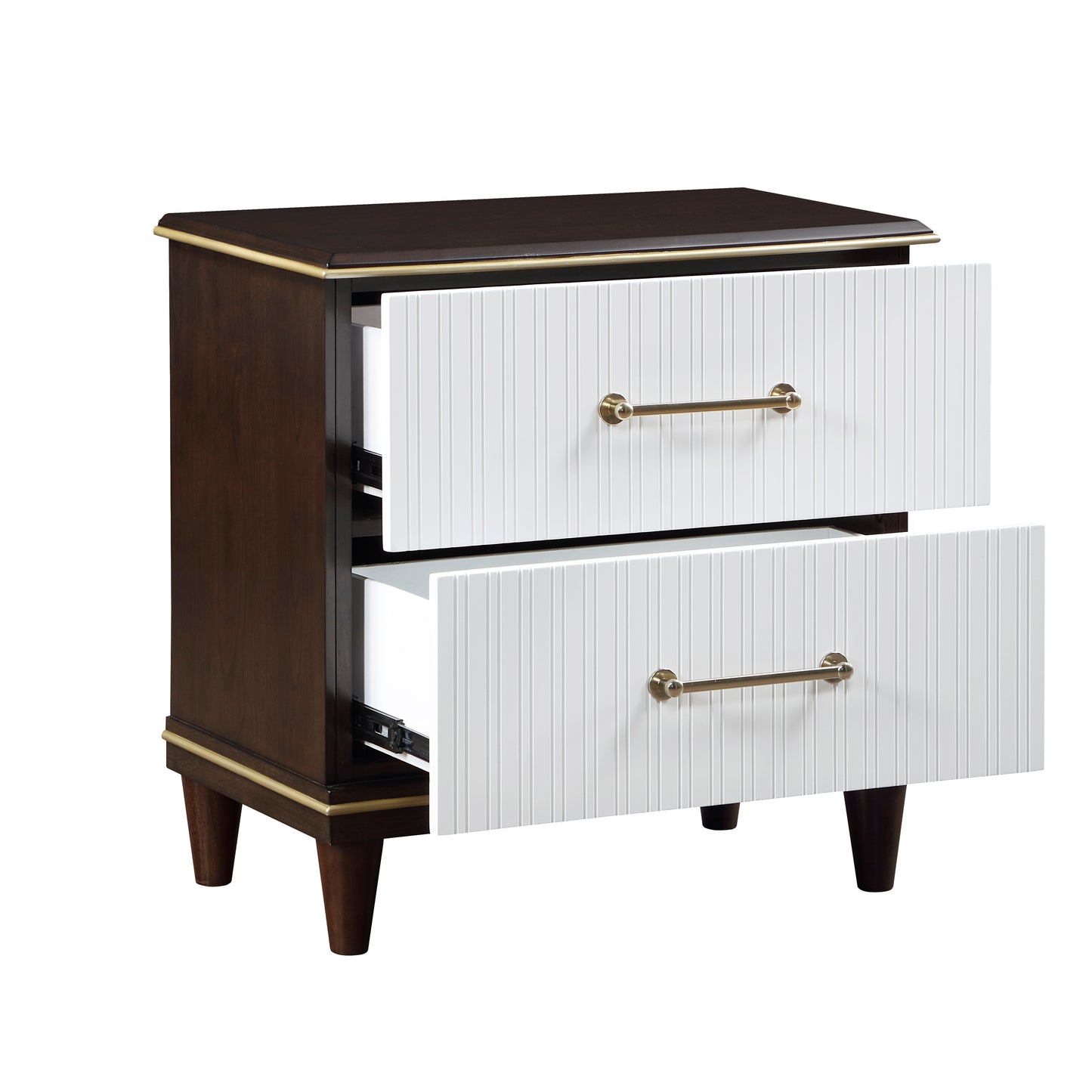 Homelegance Nightstand Niles White Cherry Finish Elegant Design 1451-4