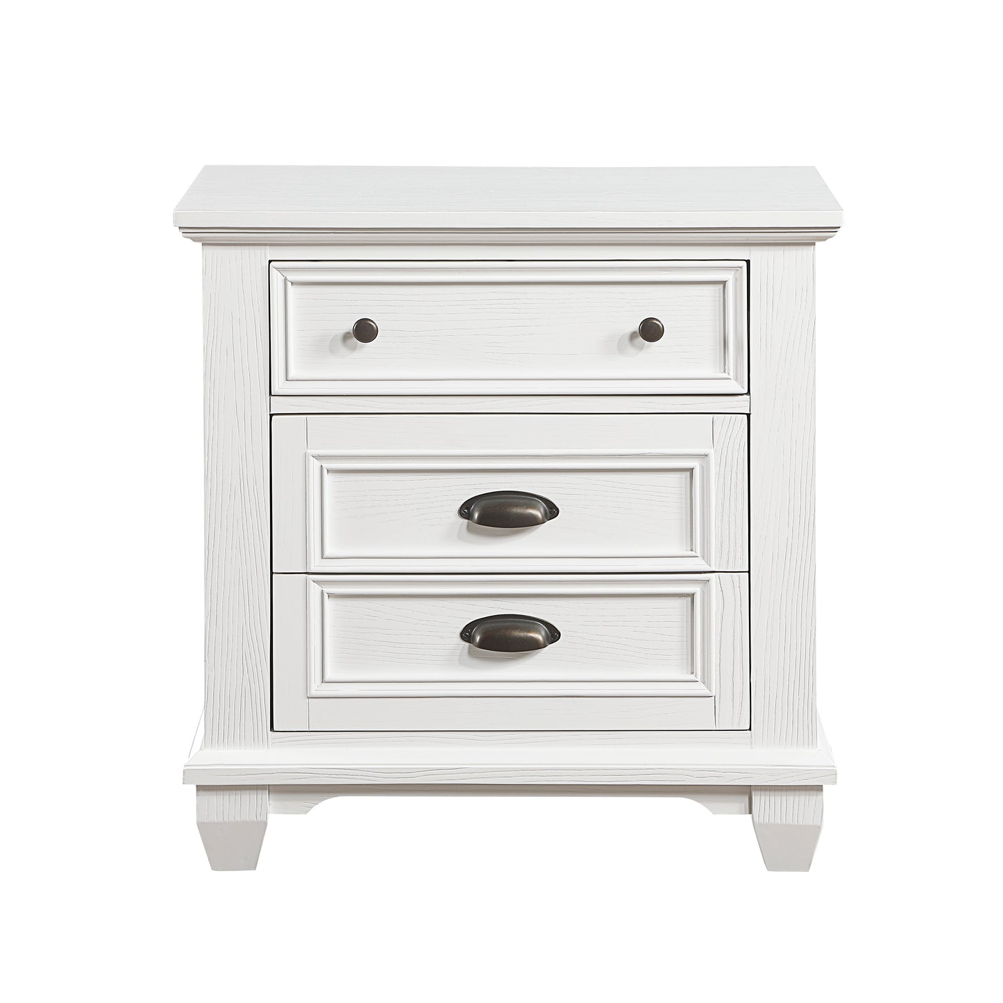 Homelegance Nightstand Mackinac White Finish Timeless Elegance 1454-4