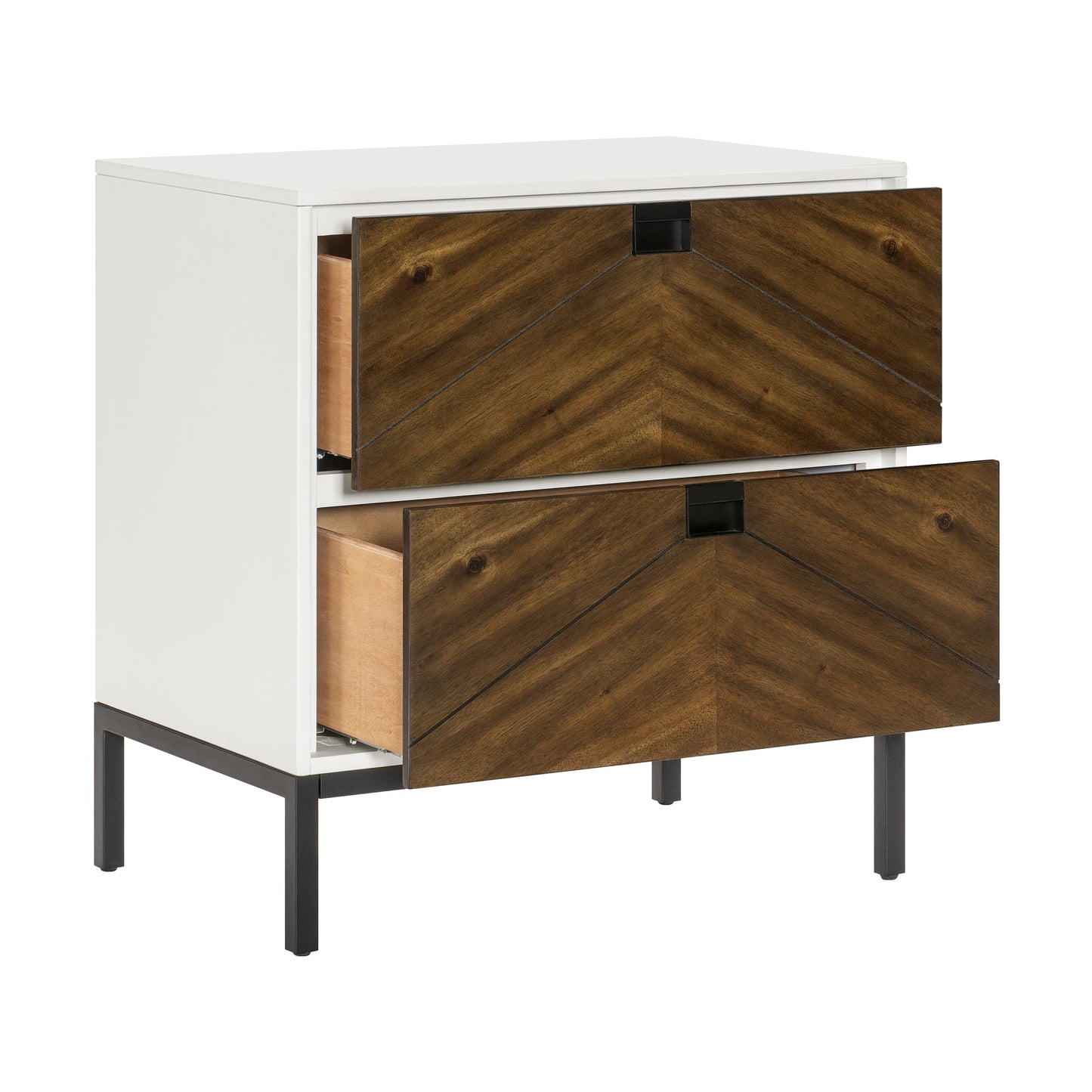 Homelegance Nightstand Oslo Walnut Finish 1456-4