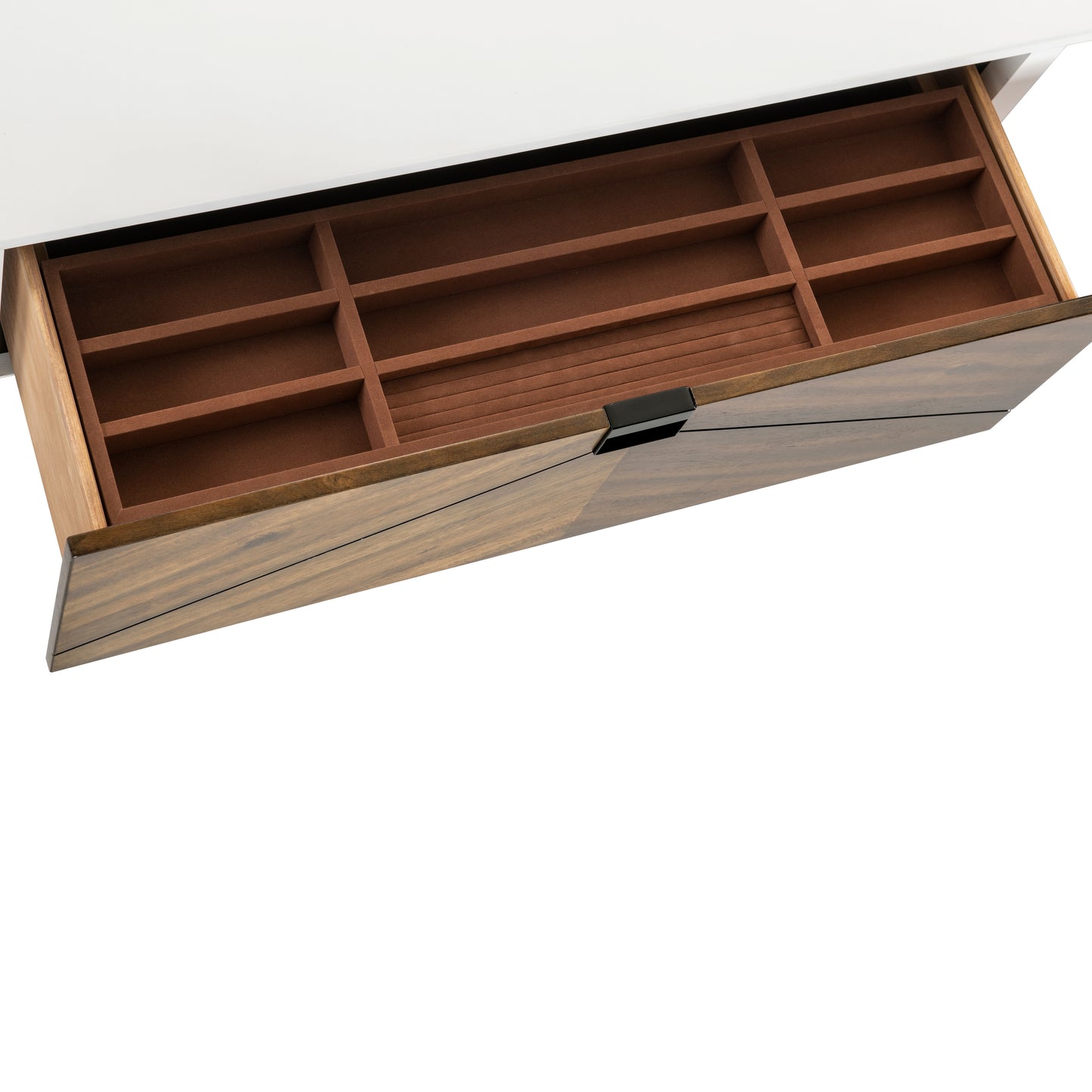 Homelegance Dresser Oslo Walnut White Finish 1456-5
