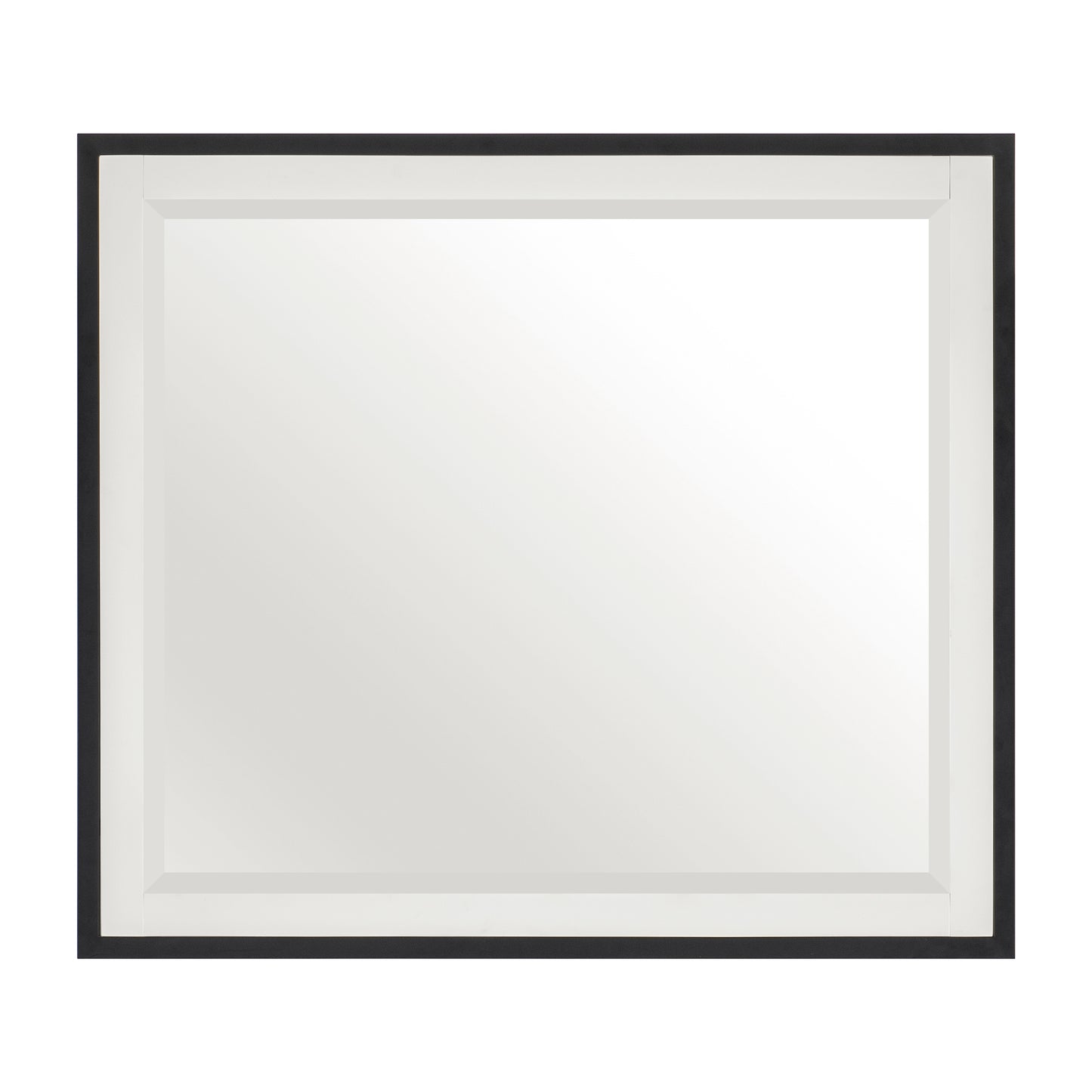 Homelegance Dresser Mirror Oslo Walnut White Finish 1456-6