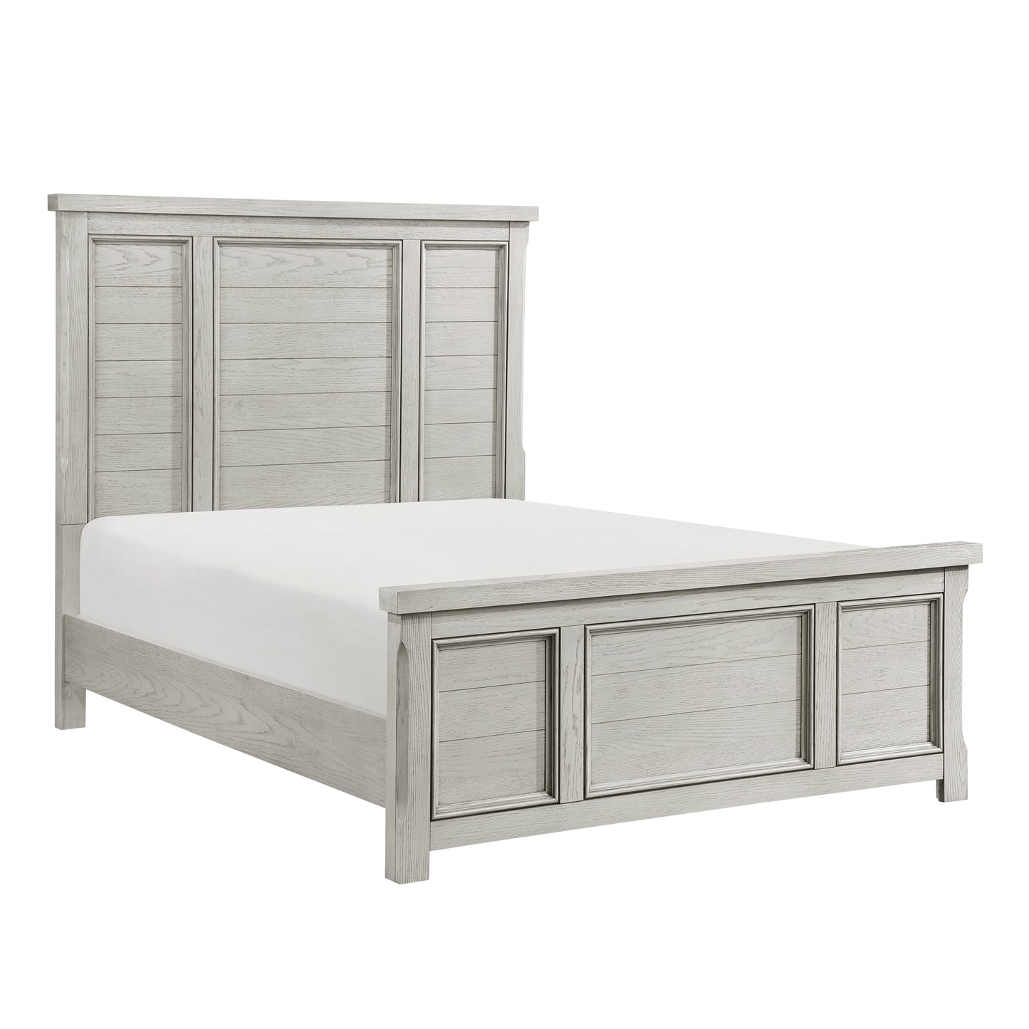 Homelegance Queen Bed Providence Light Gray Finish Elegant Design 1458-1