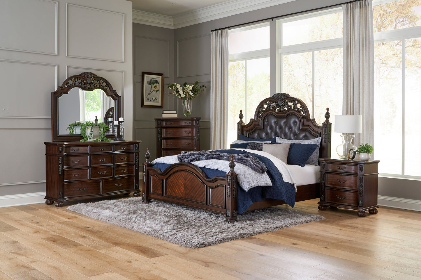 Homelegance Dresser Adelina Cherry Finish Timeless Elegance 1468-5