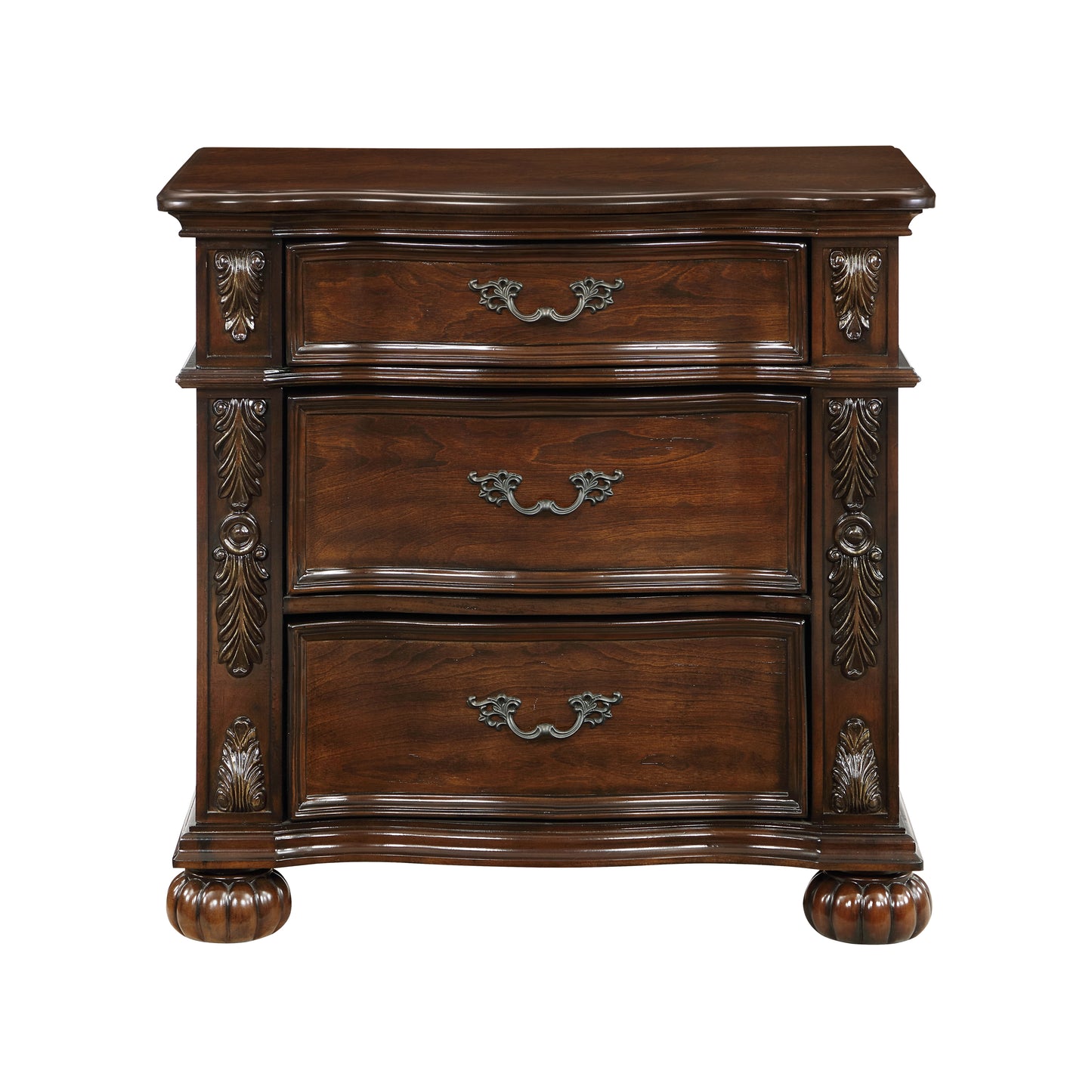 Homelegance Nightstand Adelina Cherry Finish 1468-4