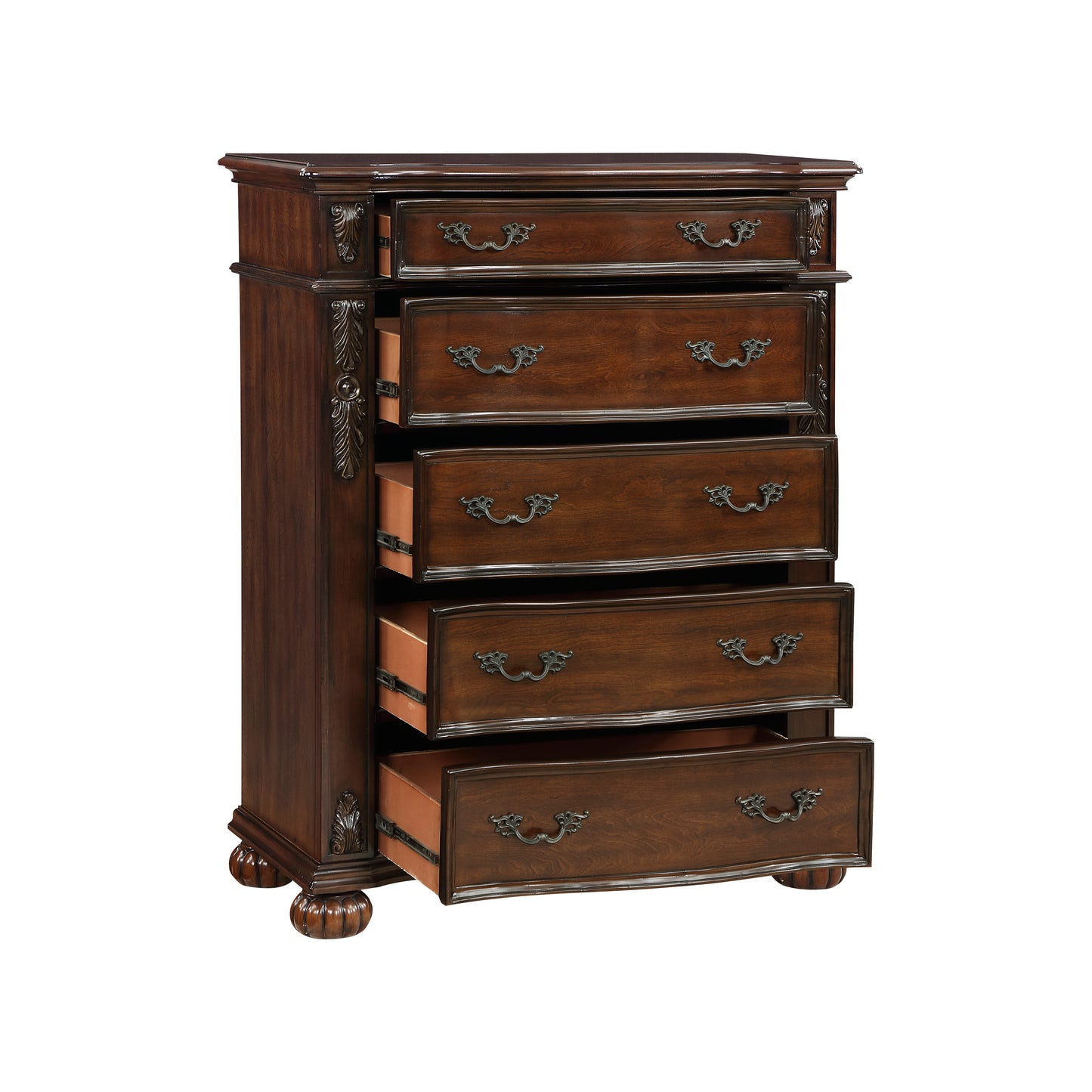 Homelegance Chest Adelina Cherry Finish Elegant Bedroom Storage 1468-9