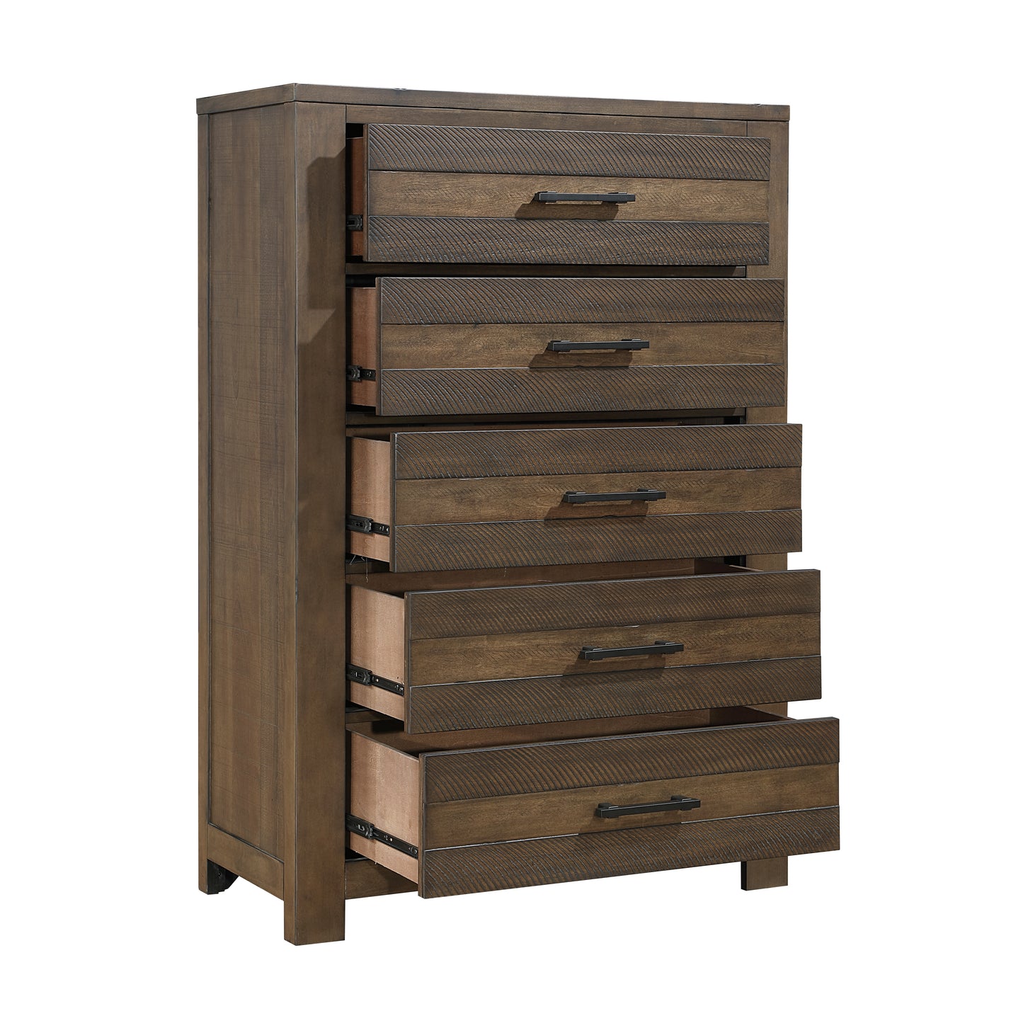 Homelegance Chest Antique Brown Conway Finish with Industrial Charm 1497-9