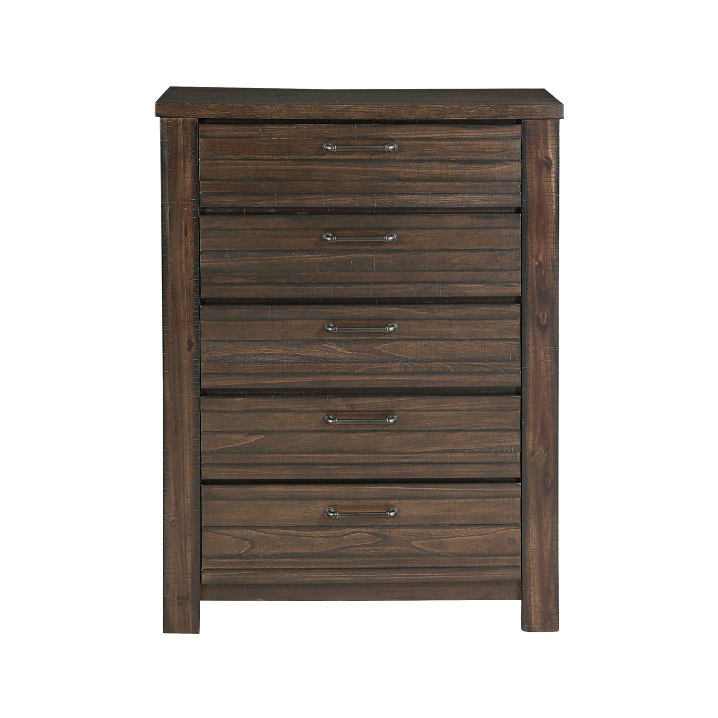 Homelegance Longview Chest Dark Brown Finish with Rustic Charm 1498DB-9
