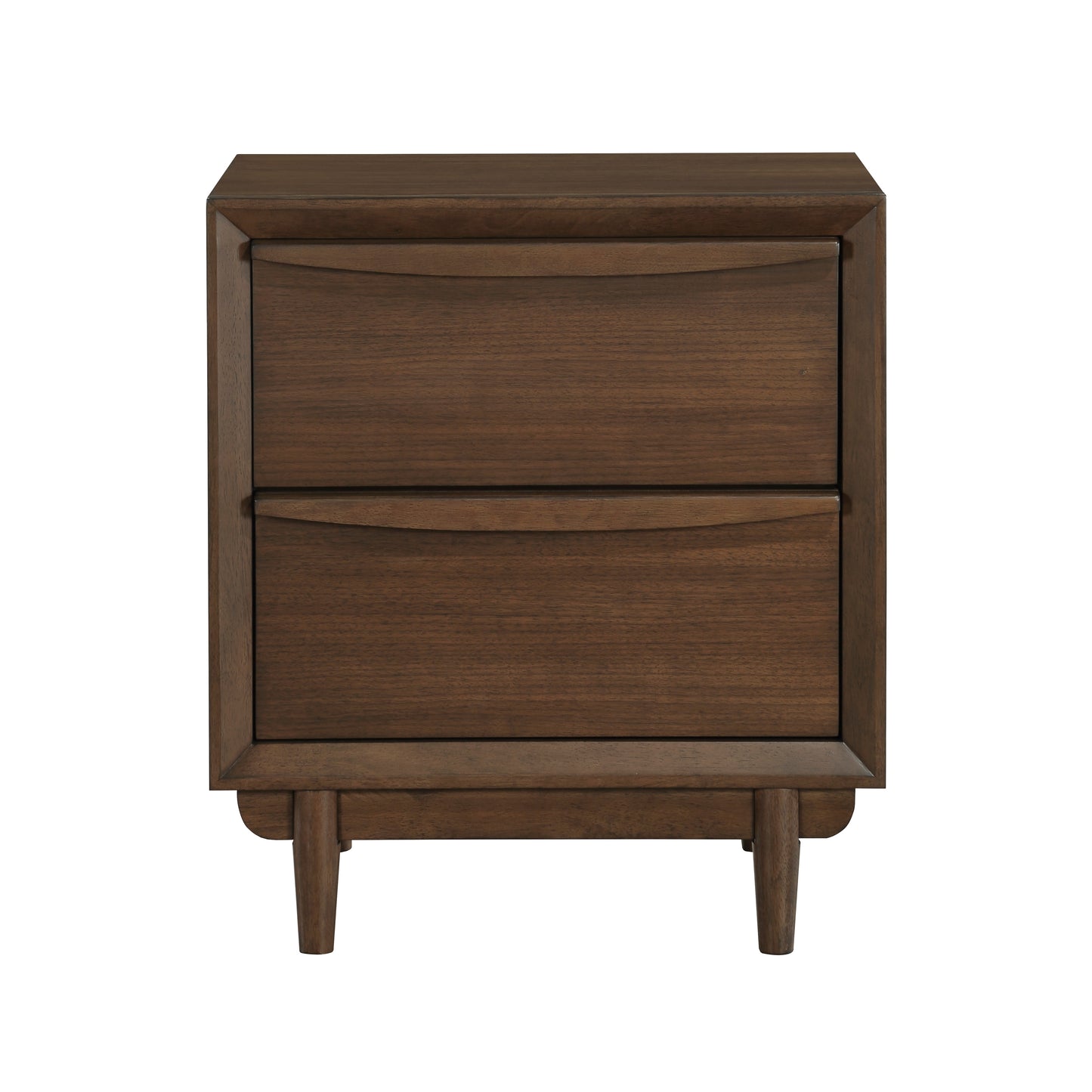 Homelegance Nightstand Astrid Walnut Finish with USB Ports 1501-4