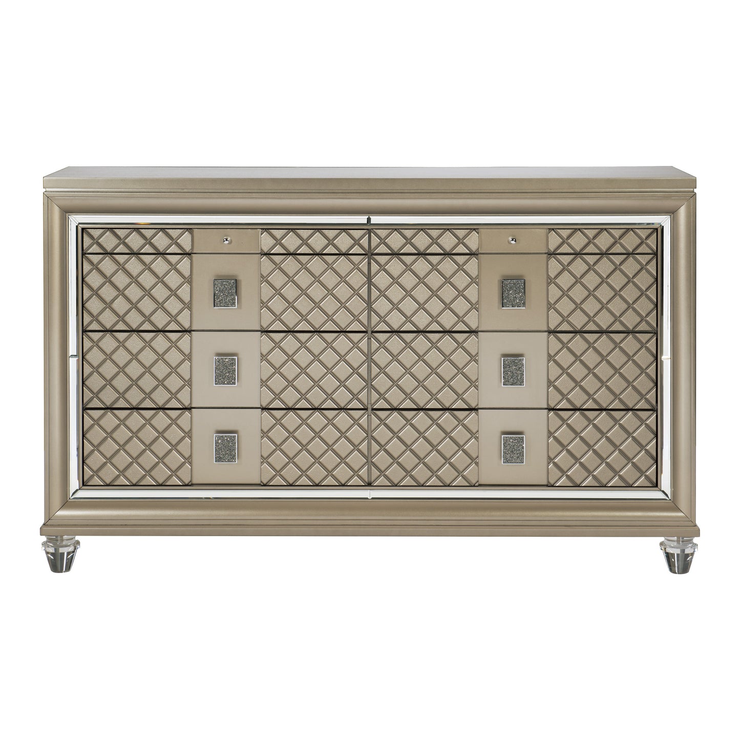 Homelegance Dresser in Antique Gray Light Assembly 1515-5